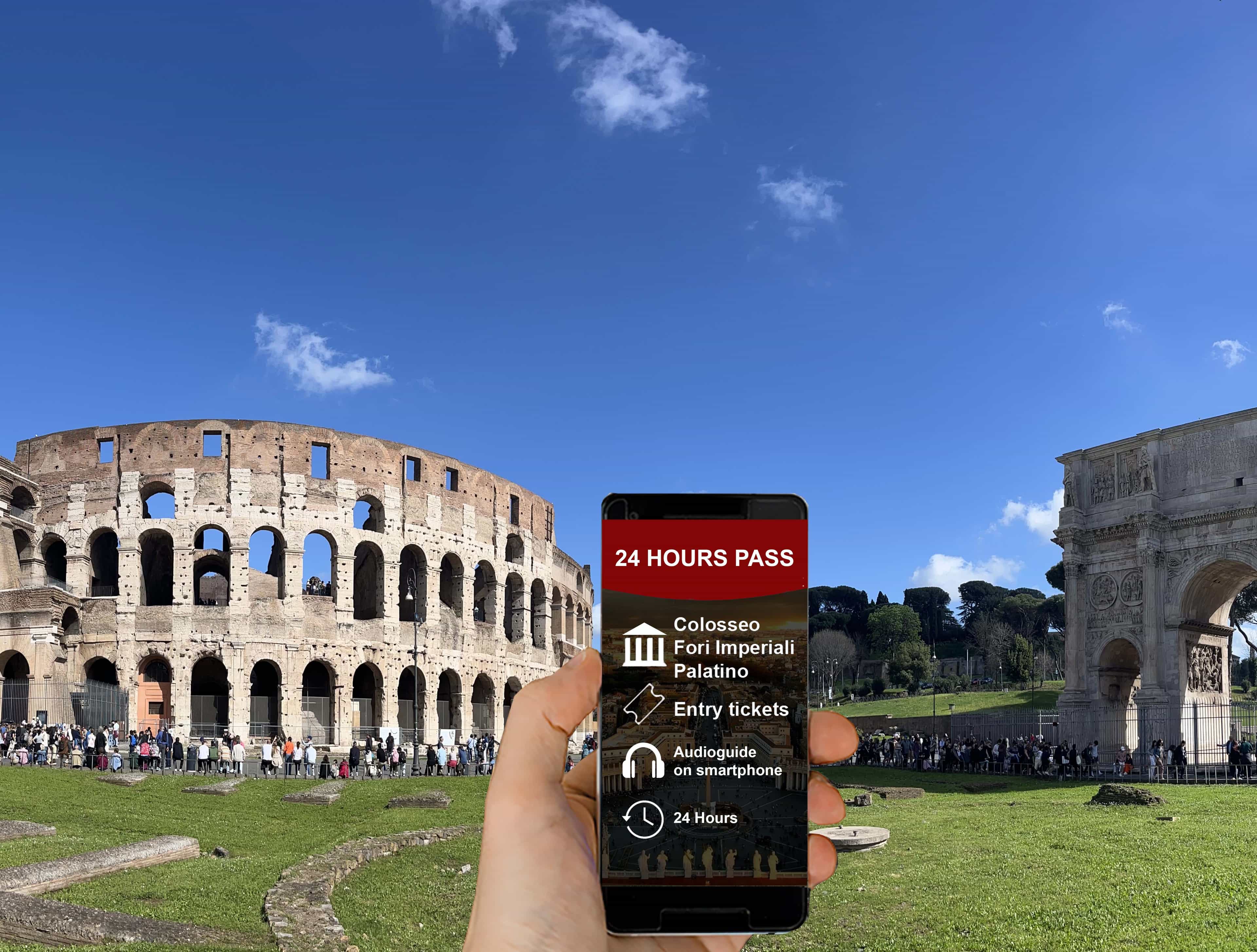  Roma: Colosseum, Forum, Palatine Entrance & immersive 3D digital audio guide