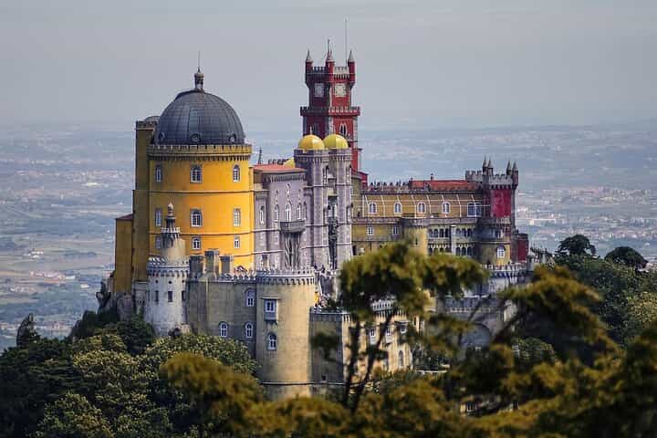 Lisbon: Sintra, Pena Palace, Cape Roca & Cascais Guided Tour