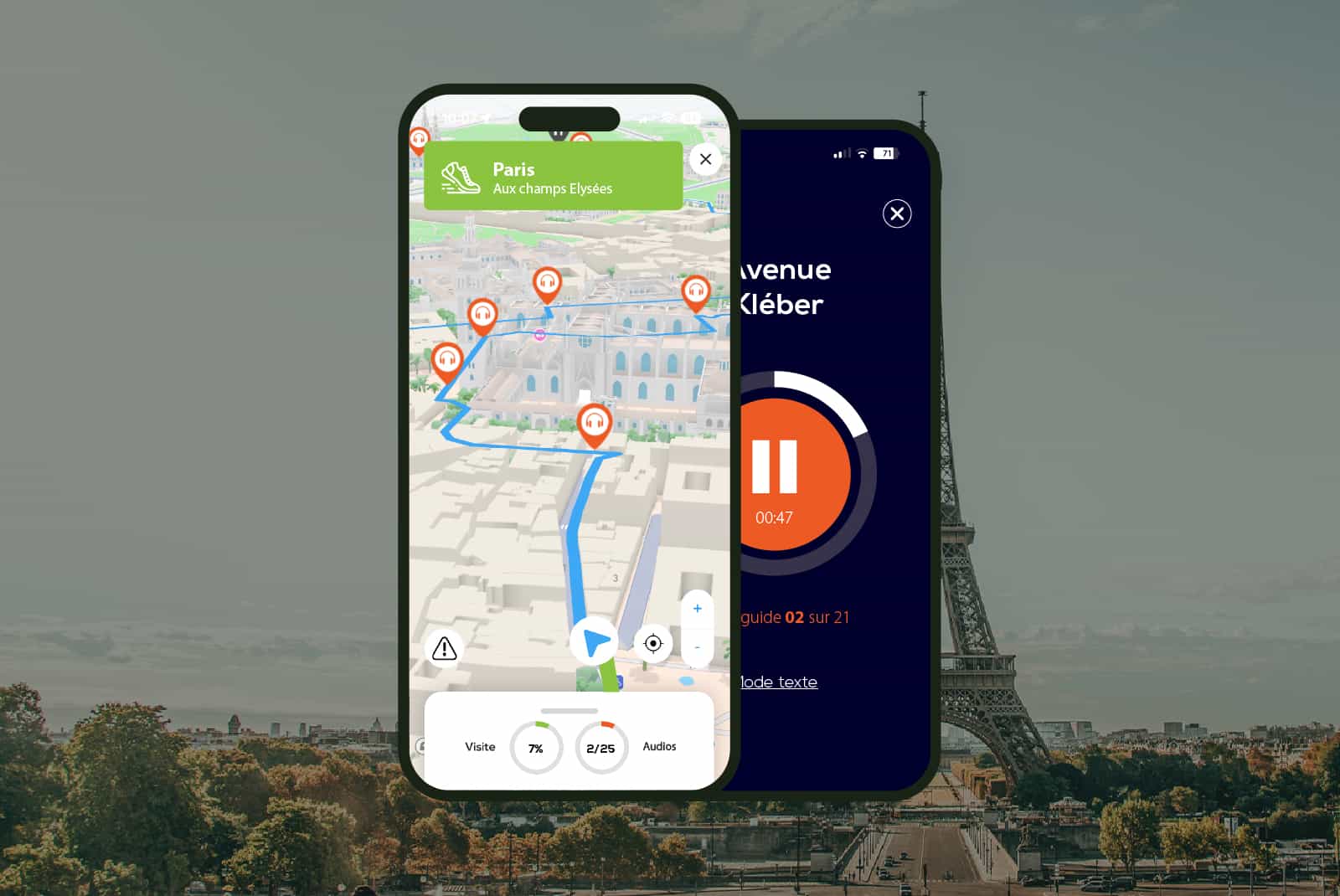 Paris: Audio Guided Walking Tour (3:40 - 18 audio comments)