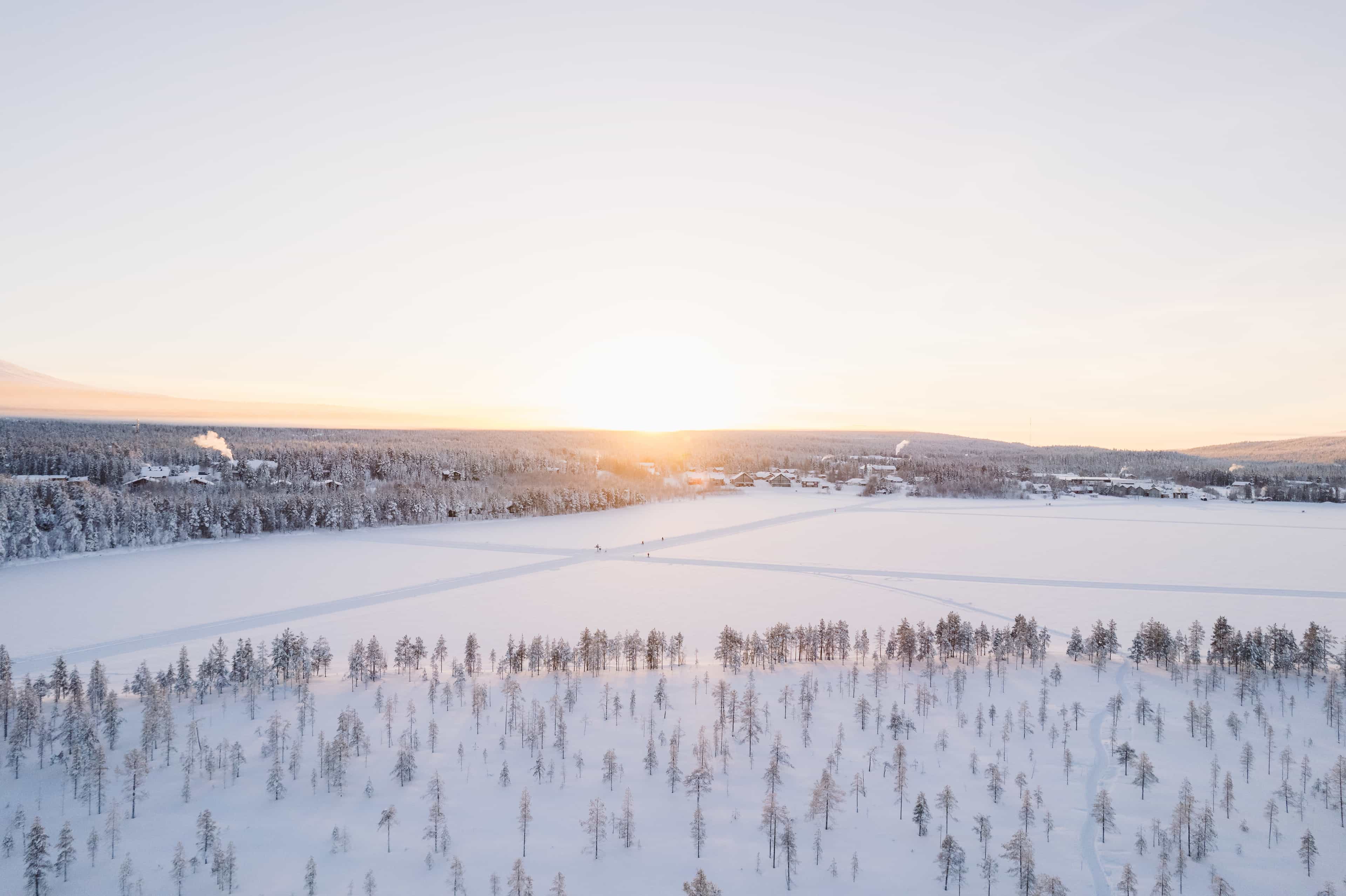 Private - Heated Sledge Ride Through Lapland's Winter Wonderland in Levi