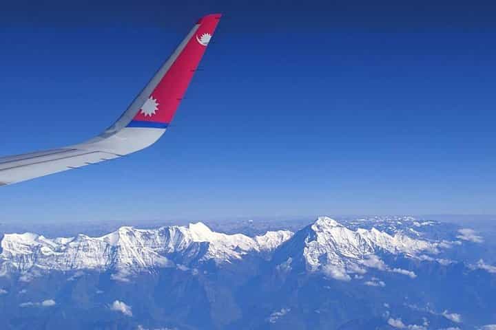 Mountain Flight – Mt. Everest Mt. Annapurna and other Mountains View via Flight 