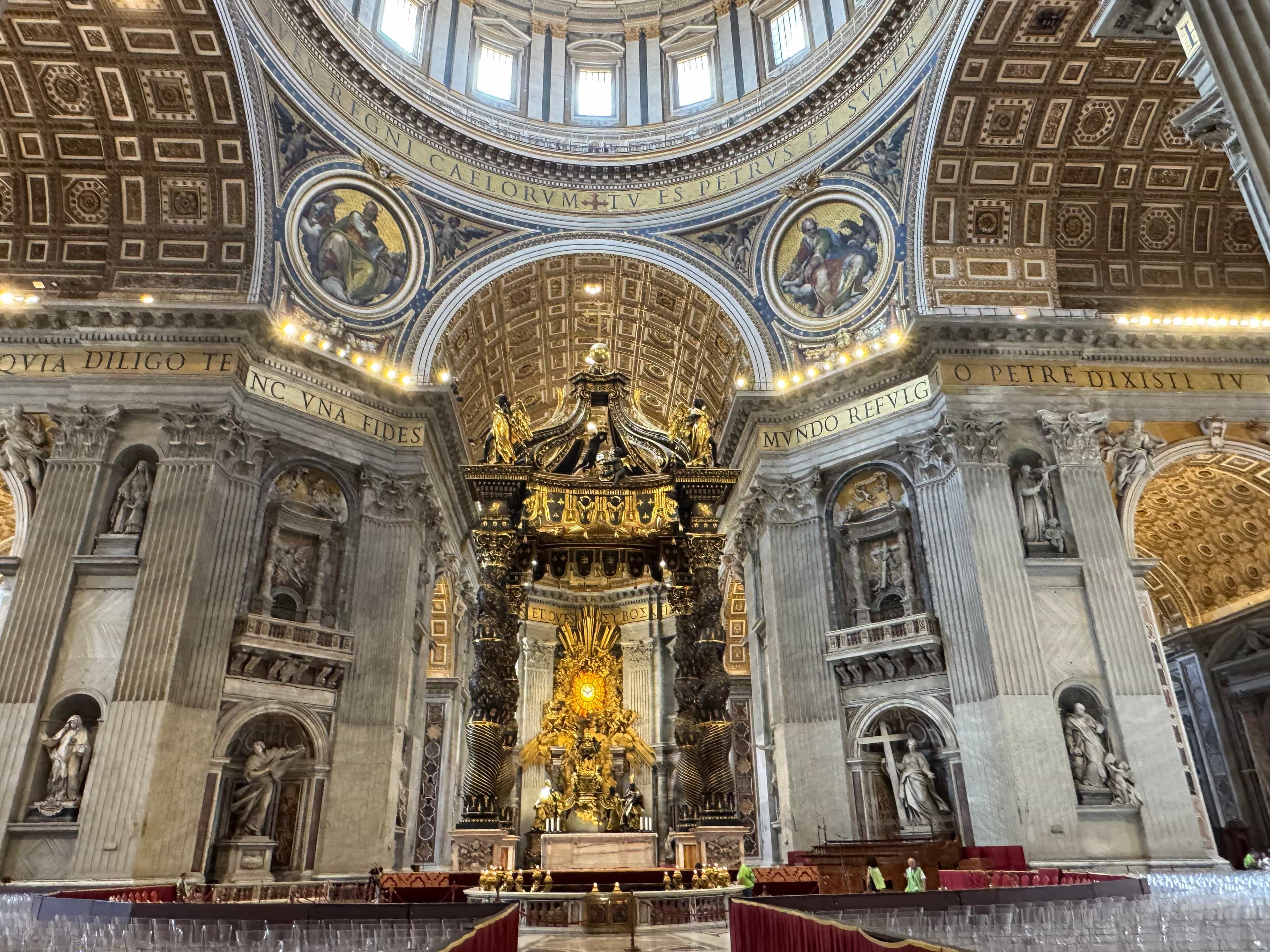  St. Peter's Basilica Tour with Underground (without dome)