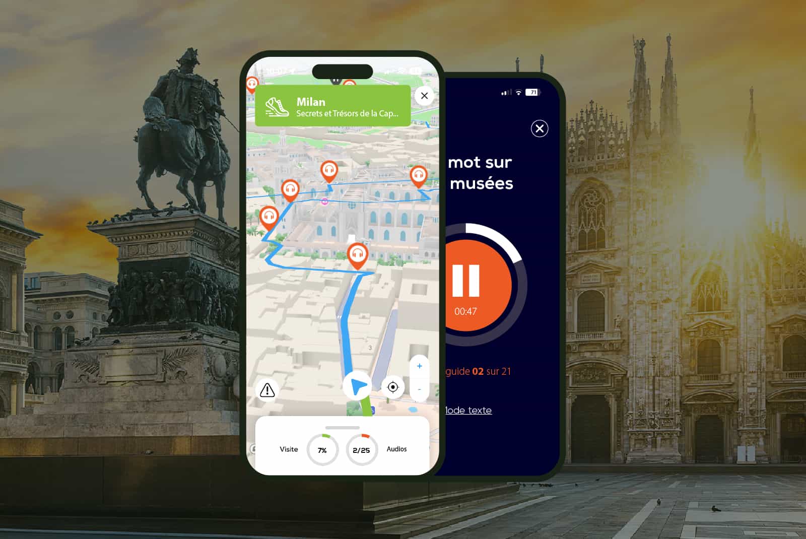 Milan: Audio Guided Walking Tour (3 hours - 23 audio reviews)
