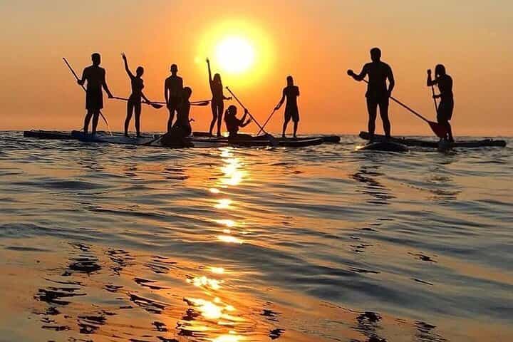 Sunset Sunrise or Full Moon Paddle Surf Experience