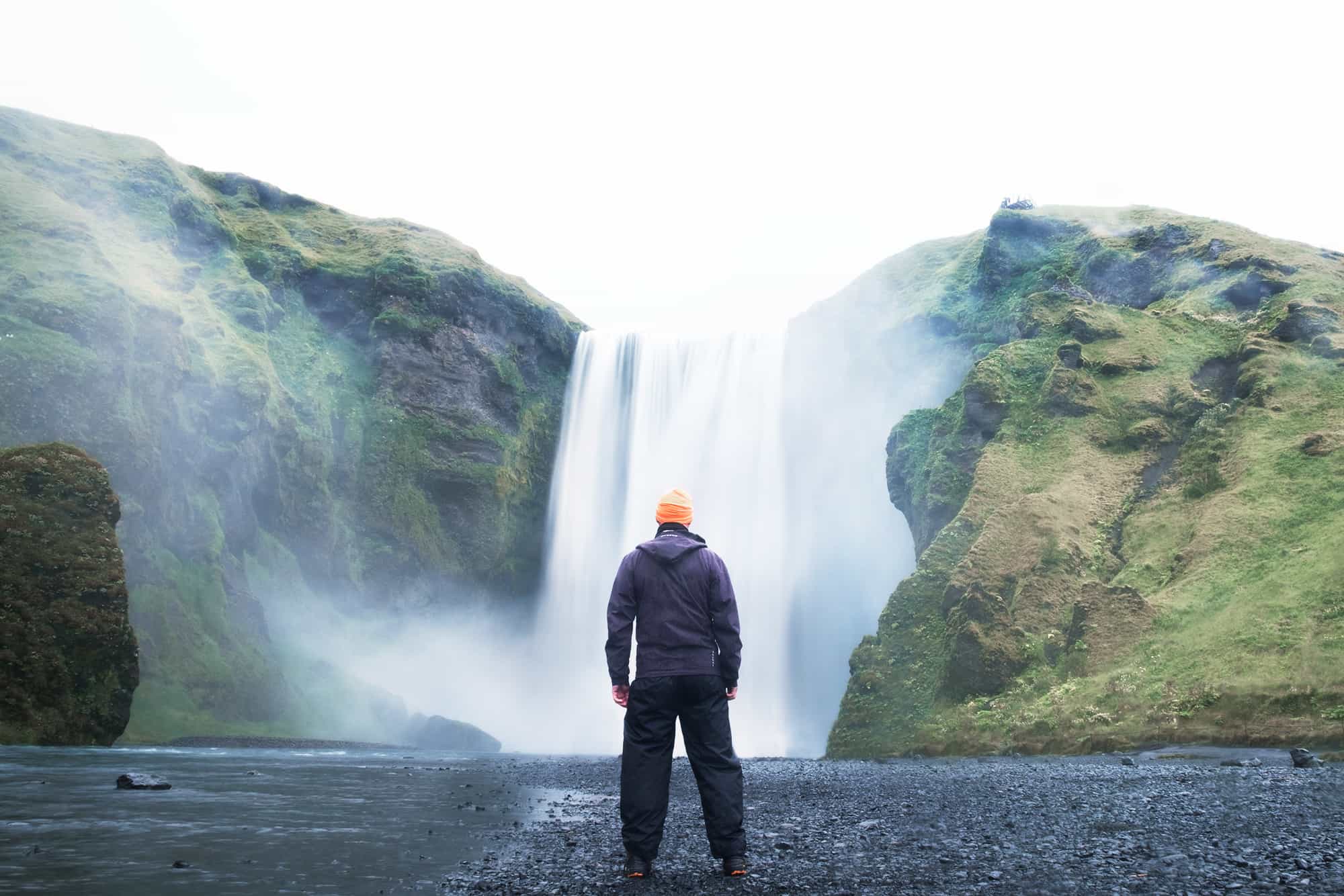 South Coast Waterfalls, Glacier & Black Sand Beach Tour