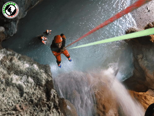 Barranco acuático en Teruel (Utrillas)