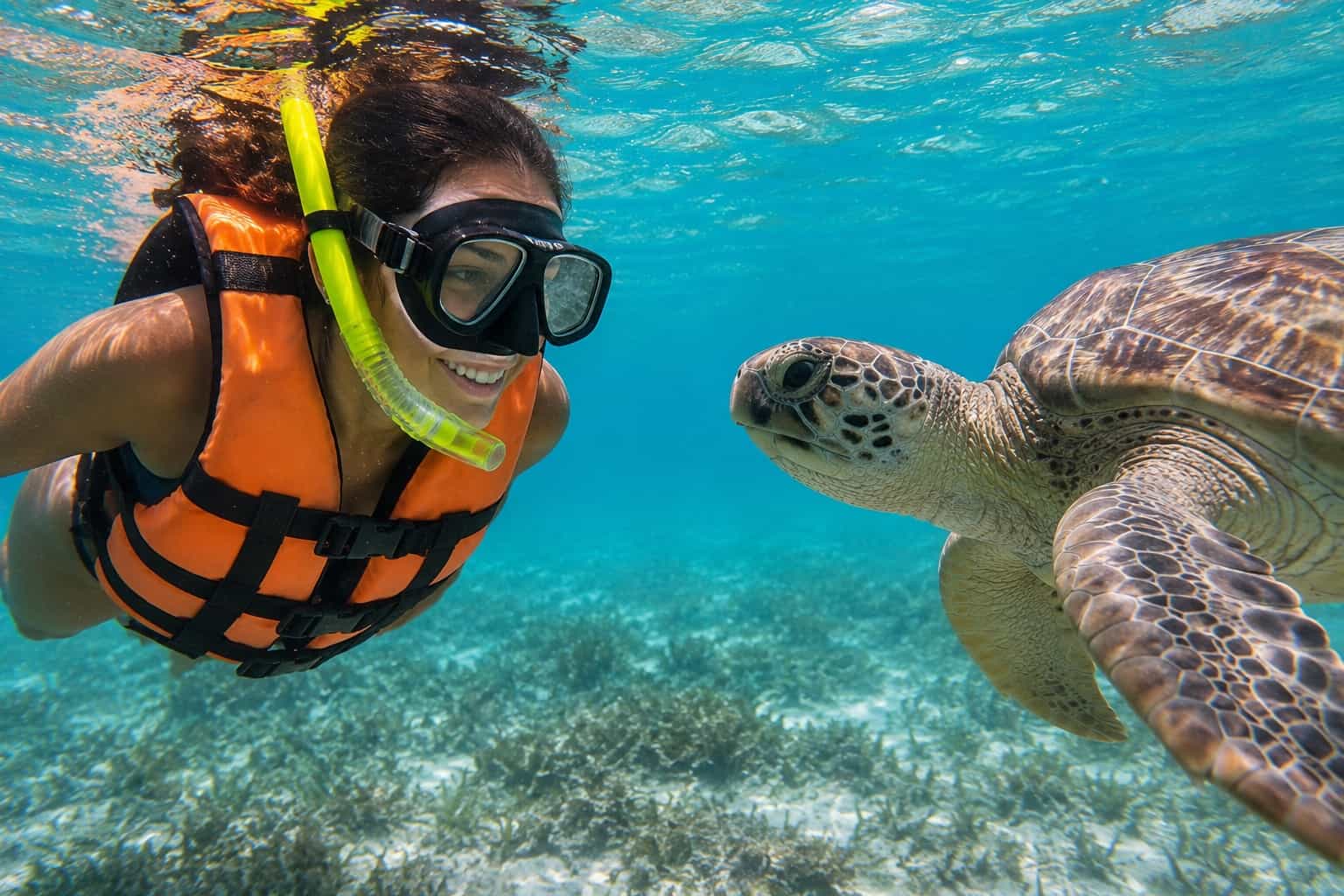 Swim with turtles & private jungle cenotes
