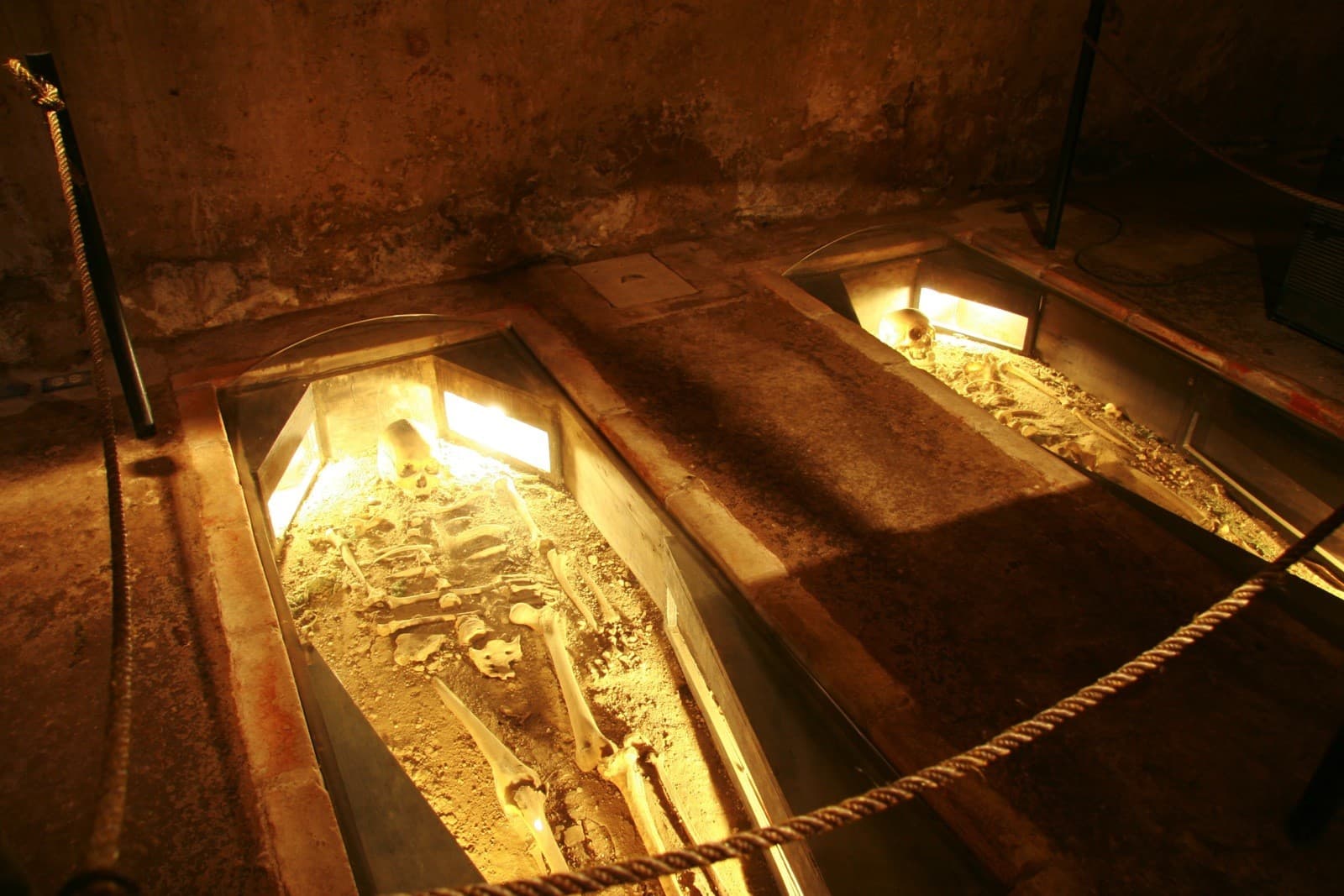 Vestiges from the past. Crypts of Antigua Guatemala.