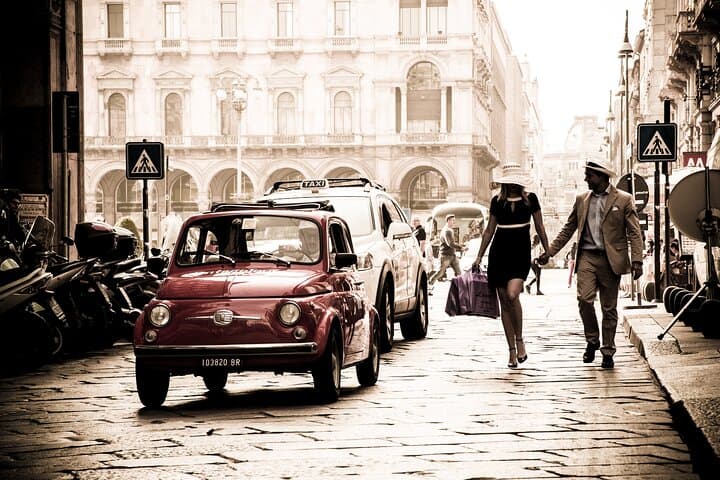 4 hour Vintage Fiat 500 Grand Tour in Milan