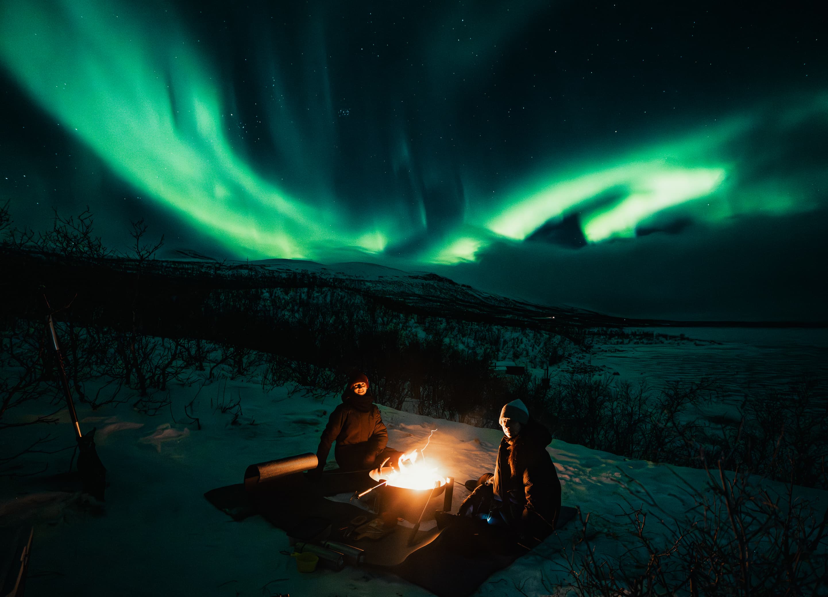 Kiruna: Smartphone Aurora Photo Workshop & Arctic Tasting