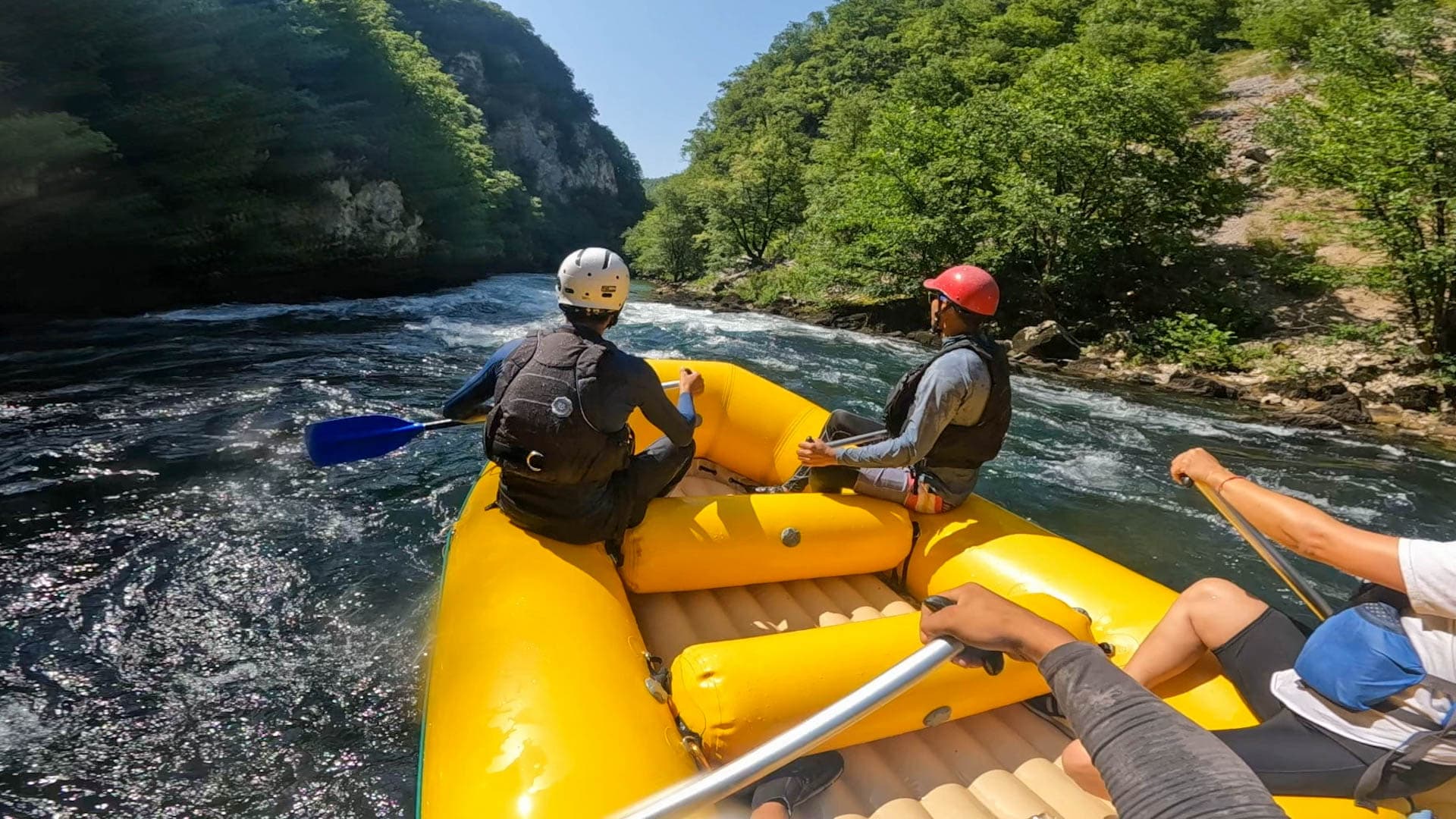 Epic Una whitewater rafting in Croatia
