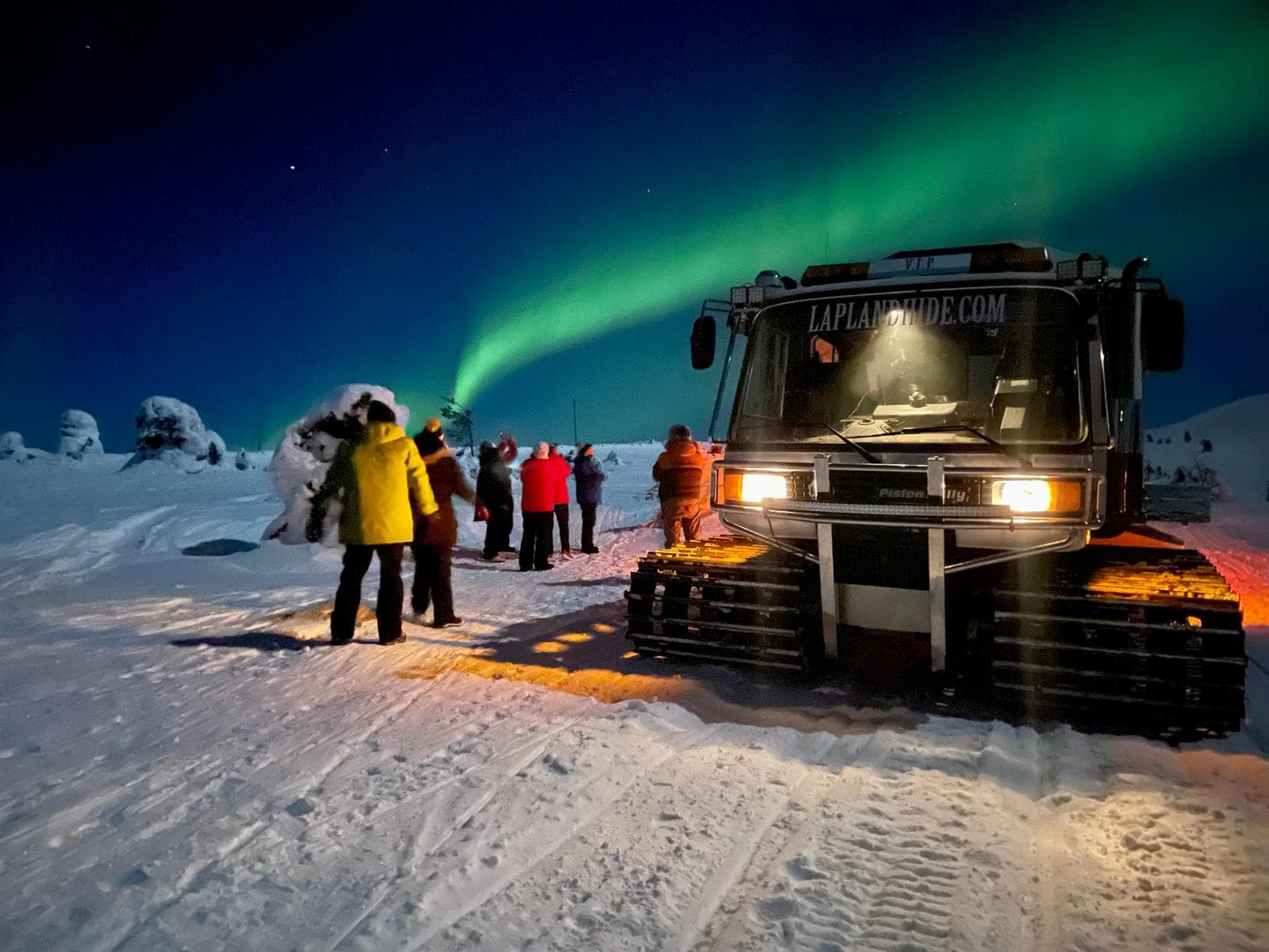 Northern Lights Tour on a Snowcat