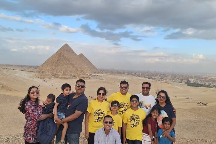 Private Giza Pyramids Sphinx Memphis Saqqara Lunch and Camel