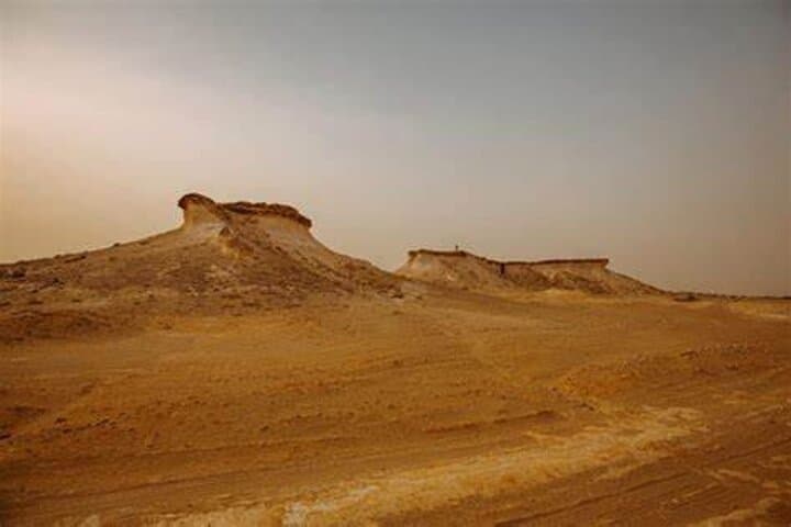 Qatar West Coast Zkreet Richard Sierra Camel Track Rock Formation