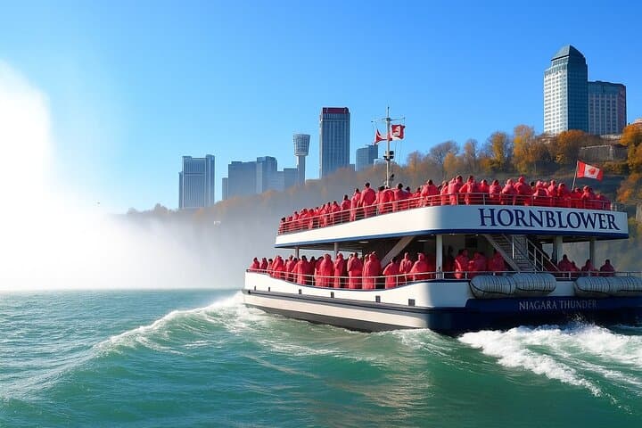 Walking Tour + Boat Ride + Skylon Tower Observation Deck (Canada)