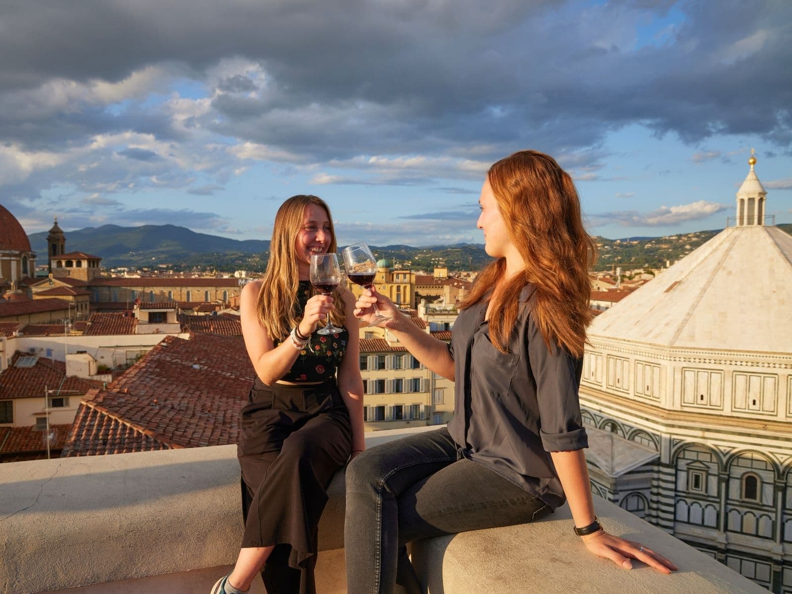 Wine tasting on Florence’s Exclusive Rooftop