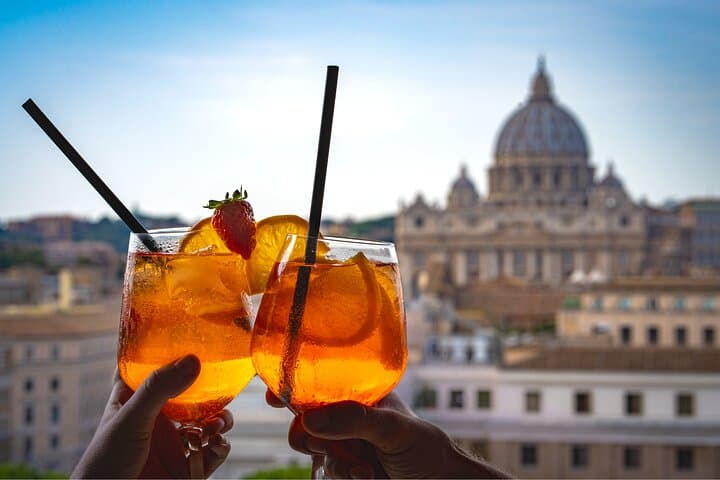 Rome: Private Food & Aperitivo Tour with Vatican Views