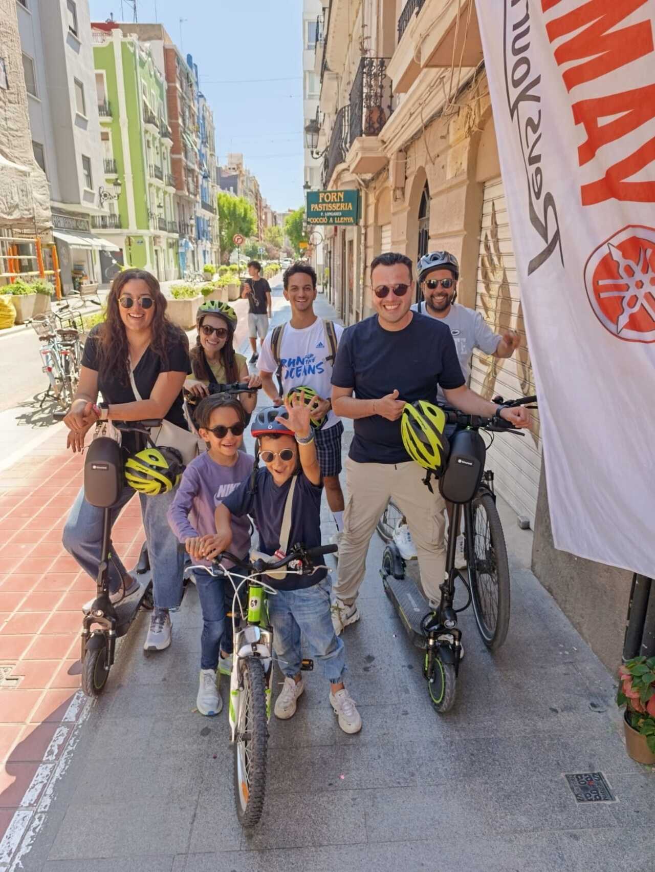 City bike rental for kids.