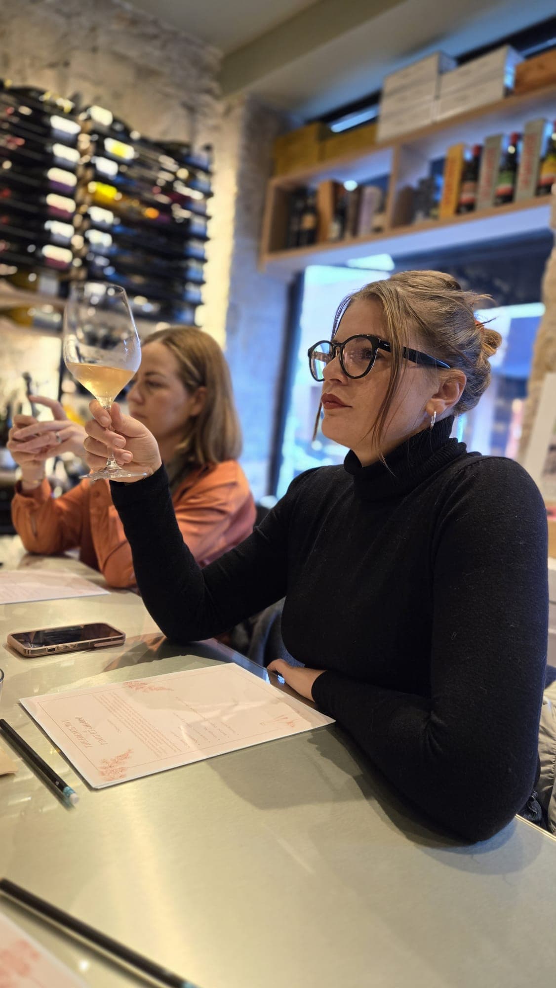 South of France wine tasting in a luxury wine boutique in bustling heart of Nice