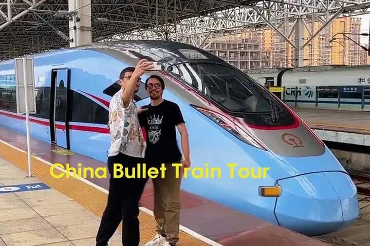 Take Bullet Train to visit Badaling Great Wall with guide ticket.