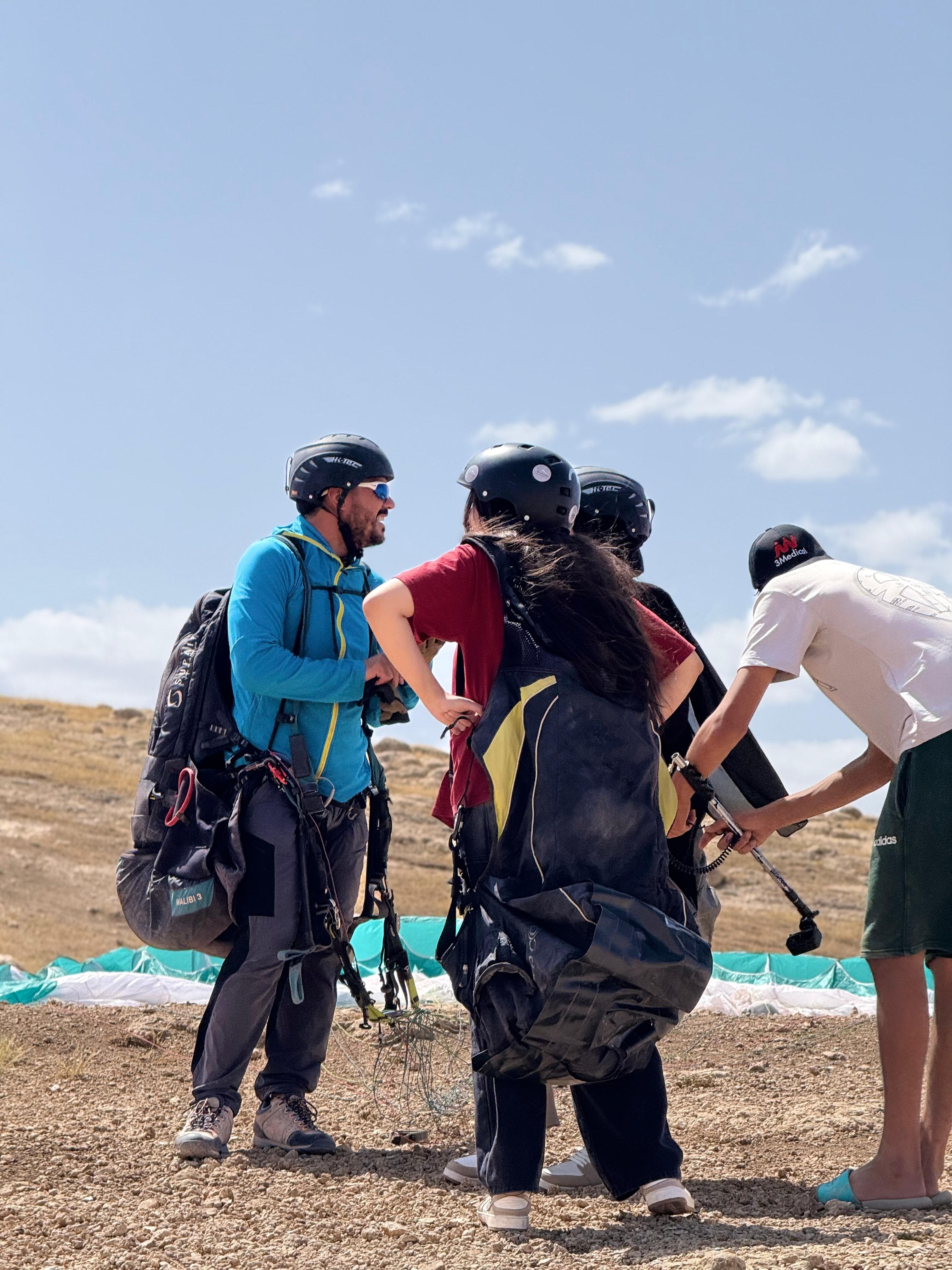Sunset Paragliding Over Agafay Desert from Marrakech