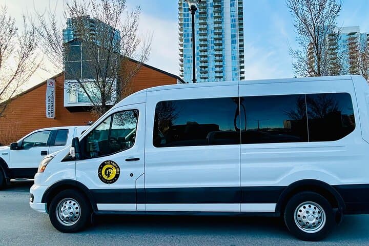 Calgary or Calgary Airport to Canmore Shared Shuttle