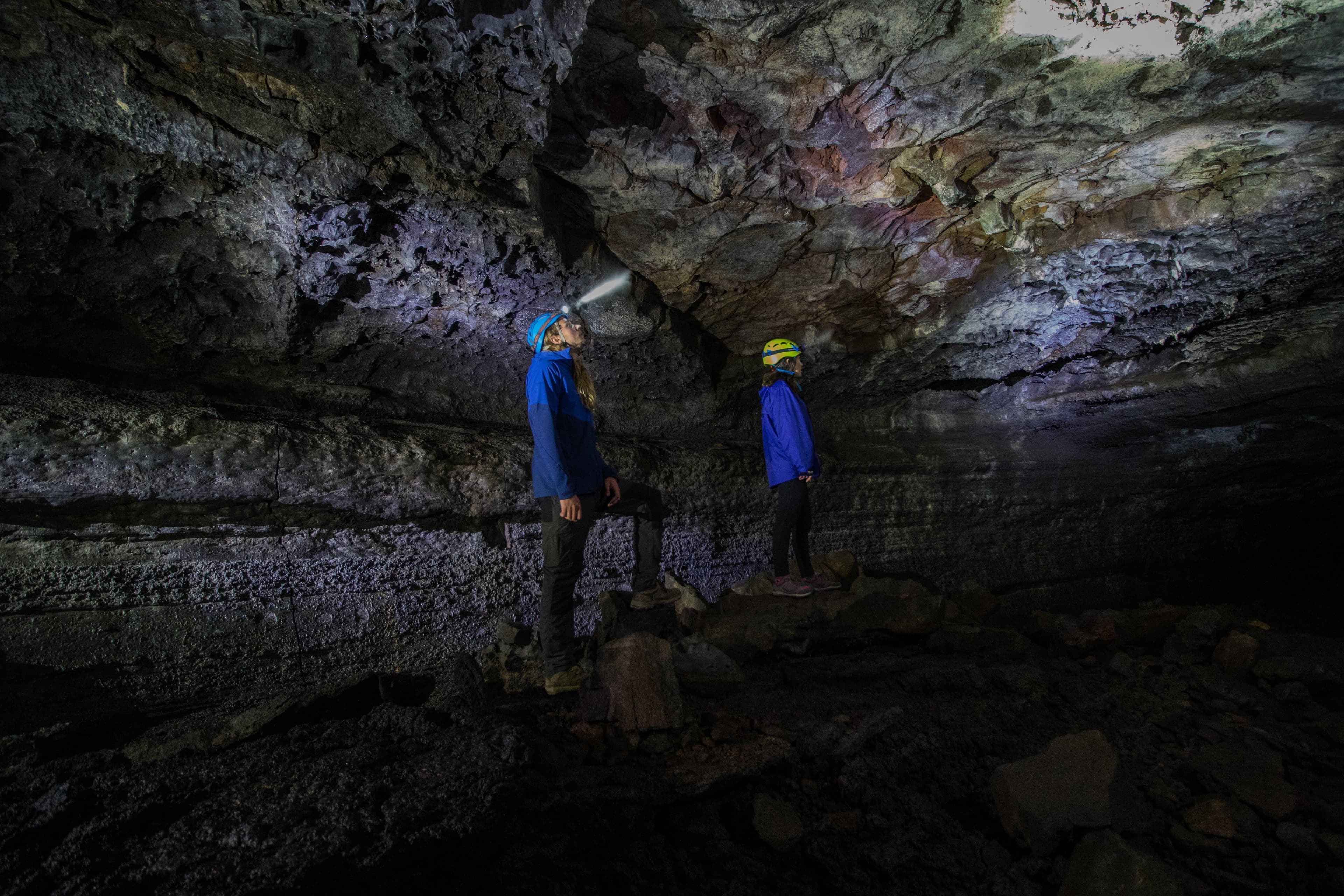 PRIVATE: Caving in Leidarendi - Lava Tunnel - Small Group 