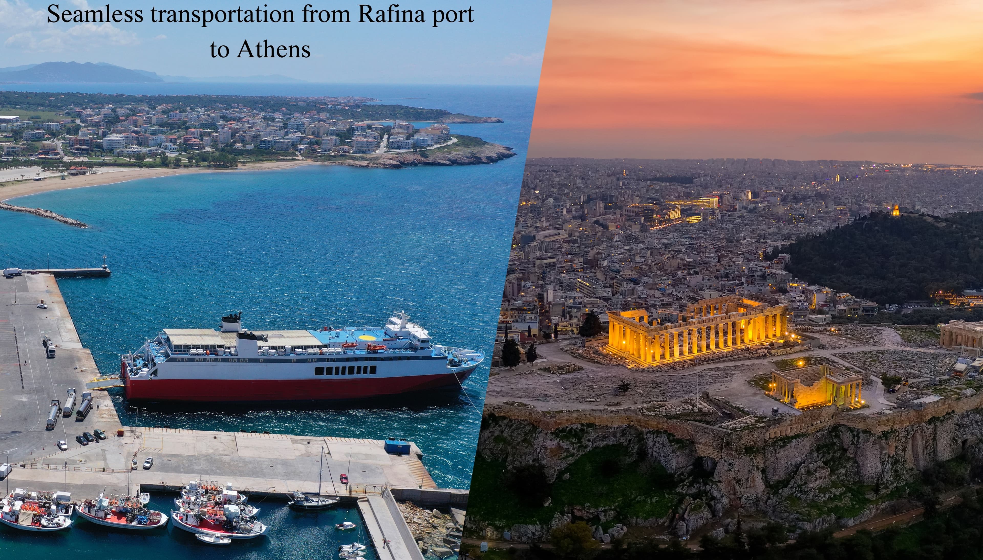 From Rafina Port to Athens Transfer Services