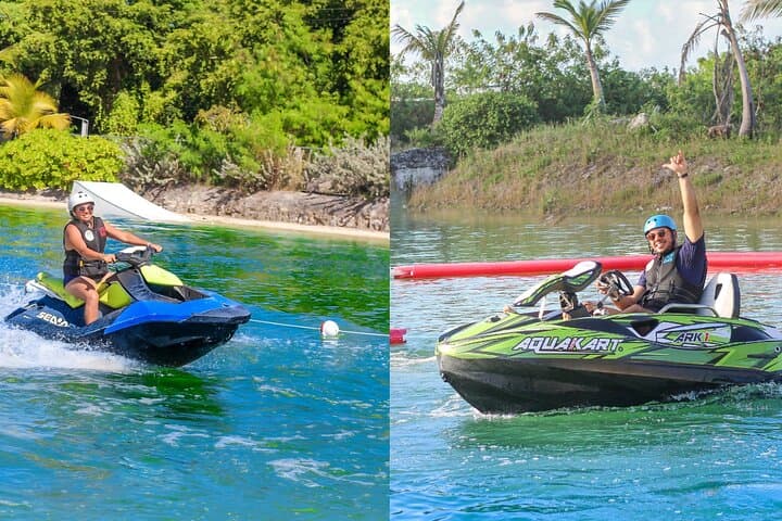Punta Cana Jet Ski and Aqua Kart Adventure with Water Park Access