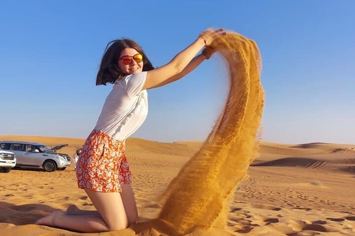 Evening Desert Safari Camel Ride Live Shows Shisha Dinner 