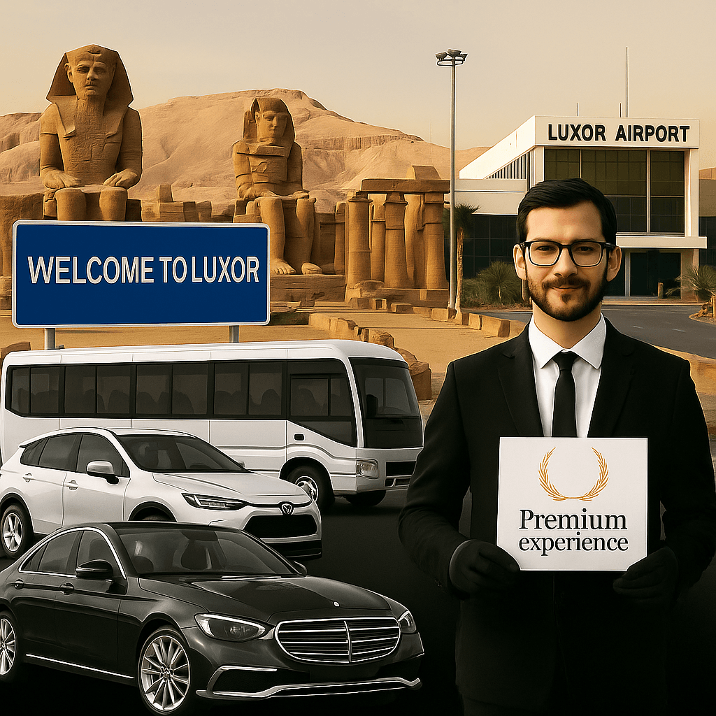 Luxor Airport - VIP Meet & Greet + Premium Arrival Transfer to East-Bank Hotels