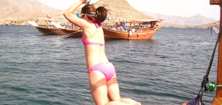 Rejs łodzią Dhow - Khasab, Musandam (Oman)