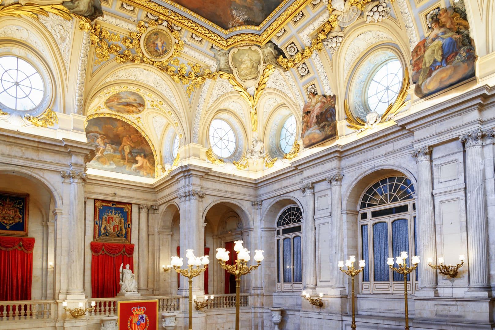 Royal Palace of Madrid & Gardens: Self-Guided Audio Tour with Ticket
