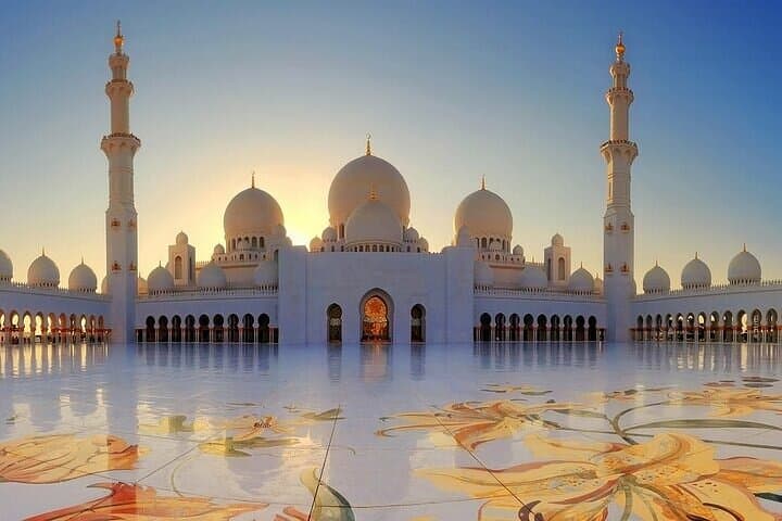 Shaikh Zayed Grand Mosque Abu-Dhabi Tour pickup From Dubai 