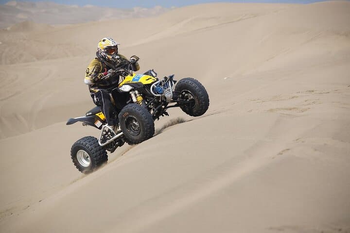 Experience Quad Bike, BBQ Dinner and Live Show in Dubai 