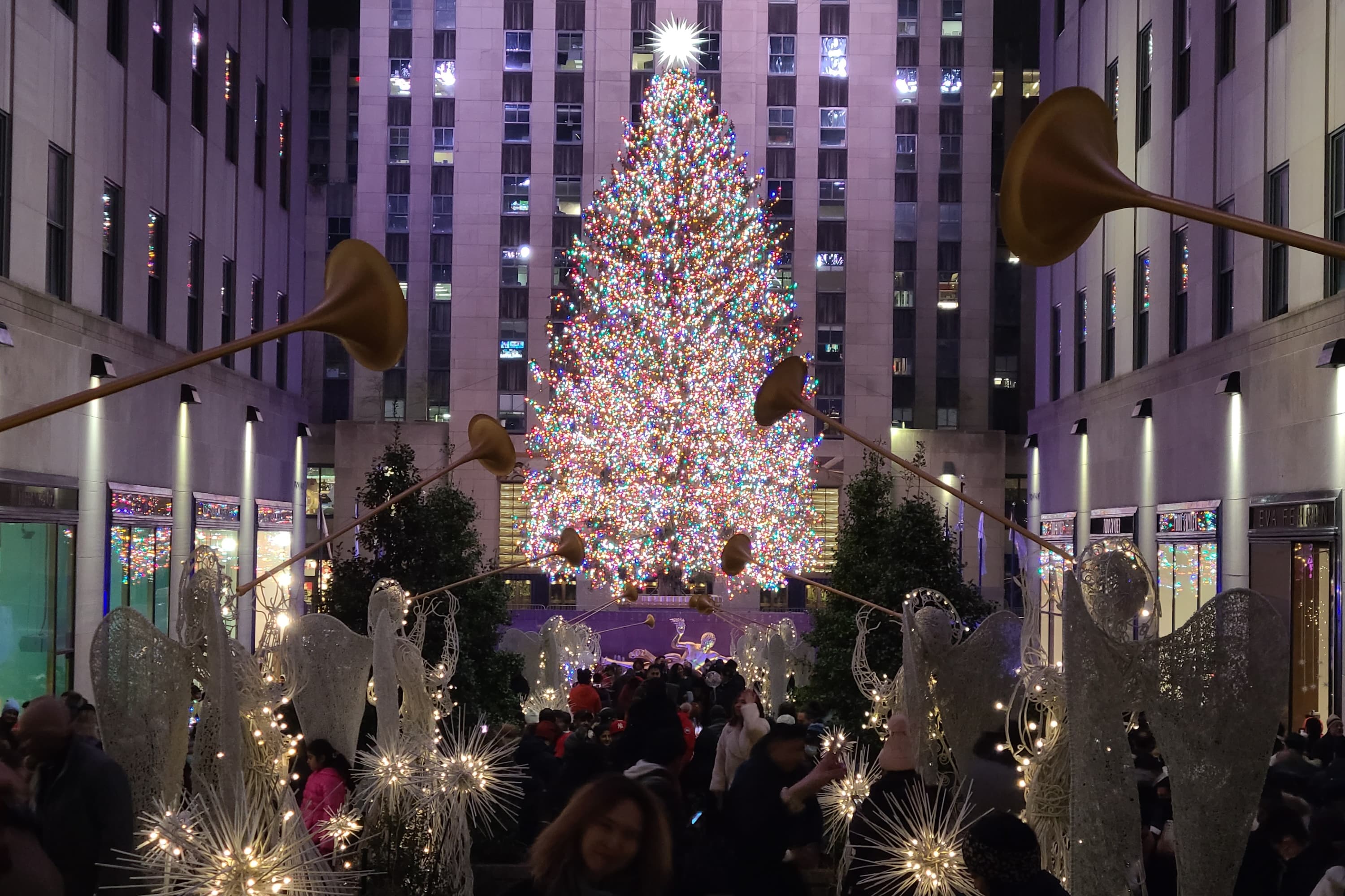 NYC: Holiday Walking Tour 5th Ave, Rockefeller Tree & Xmas Village 