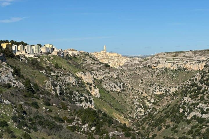Matera Bus Tour at Sunset Gravina Canyon Views and Palomba Church
