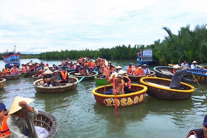 Entry Ticket: Basket Boat Ride in Cam Thanh Coconut forest