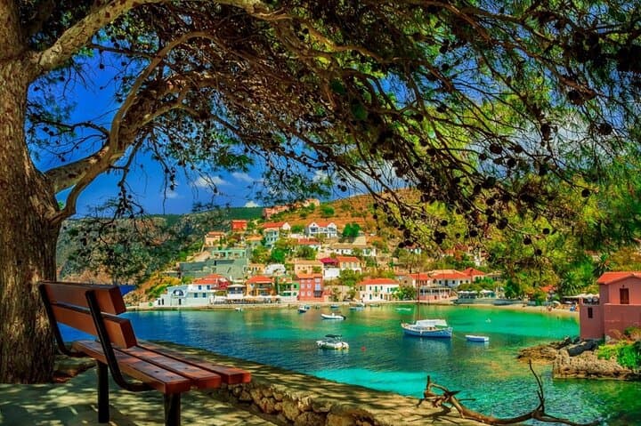 Kefalonia Highlights : Bus tour & Cruise with lunch in Fiscardo 
