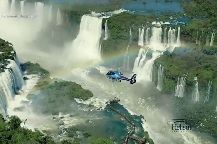 Private Helicopter Flight: over the Tri-Border and Iguassu Falls