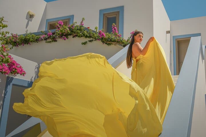Flying Dress Photoshoot Experience in Hersonissos