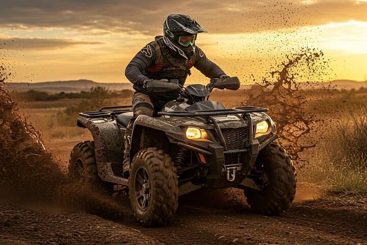 Marrakech: Agafay Desert Quad bike, Camles & Dinner Show 