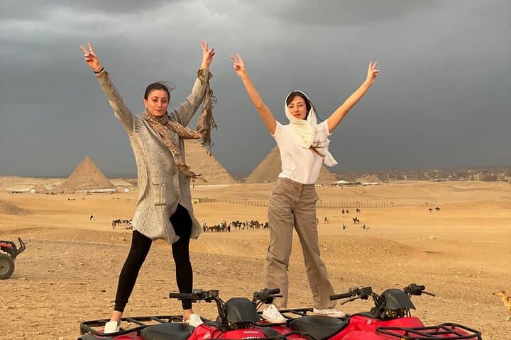 Giza Pyramids With Quads & Camels & Lunch & Tickets Private Trip