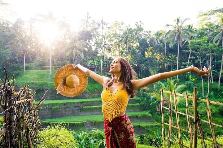 Ubud Tour - Monkey Forest, Temple, Waterfall, and Rice Terrace