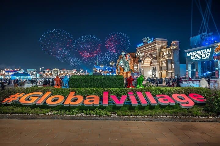 Global Village and Miracle Garden Tour With Private Transfers
