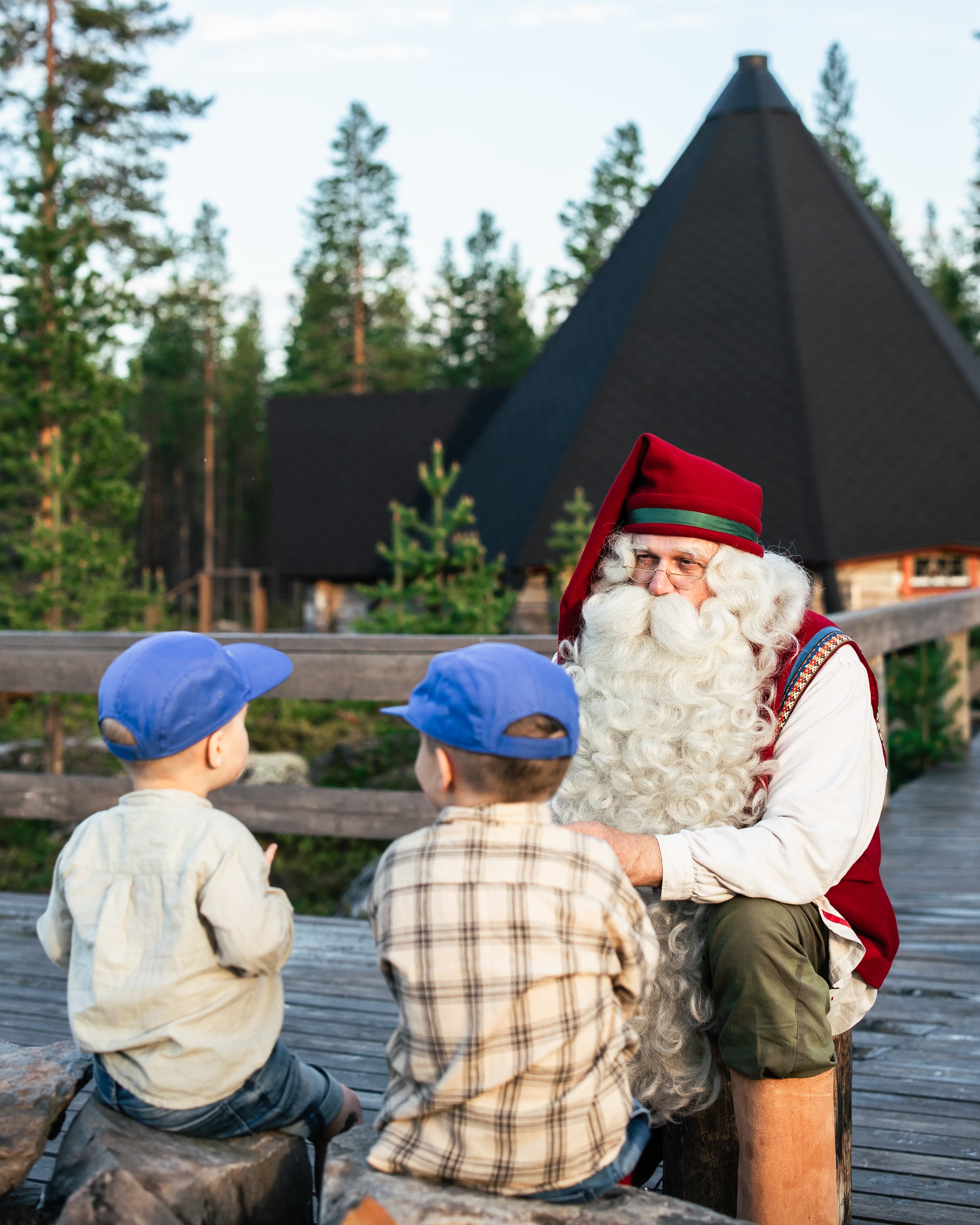 Private meeting with Santa Claus in Rovaniemi in summer