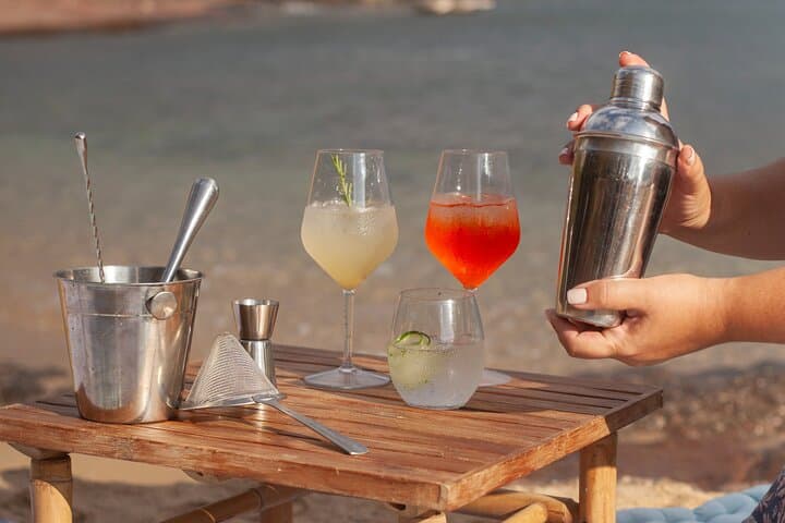 Greek Cocktails on a Secluded Beach