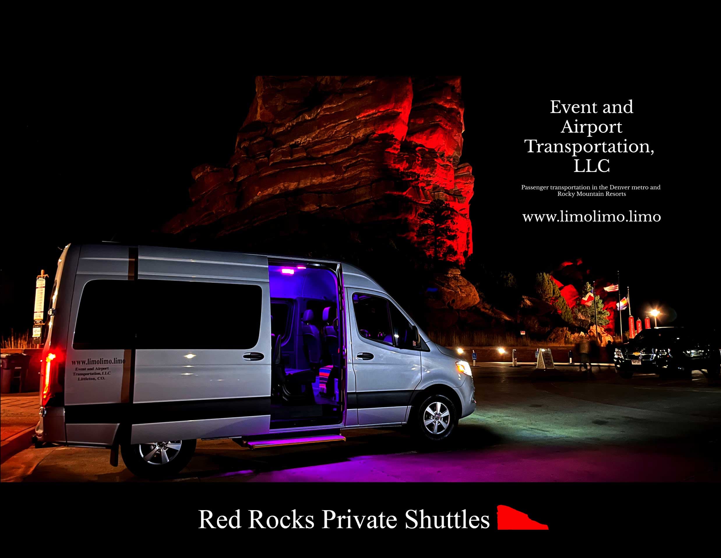 Red Rocks Private Shuttle - Up to 11 passengers (2026)