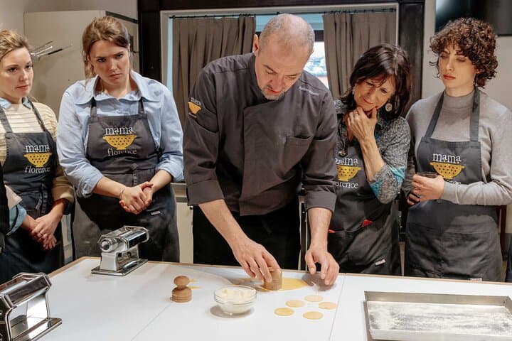 MaMa Florence Guided Market Tour and 4 Course-Pasta Cooking Class