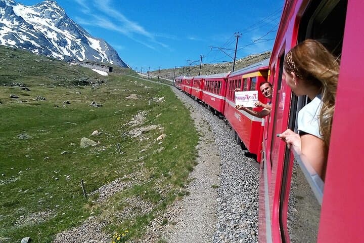 Bernina Train Tour, Swiss Alps & St Moritz From Milan